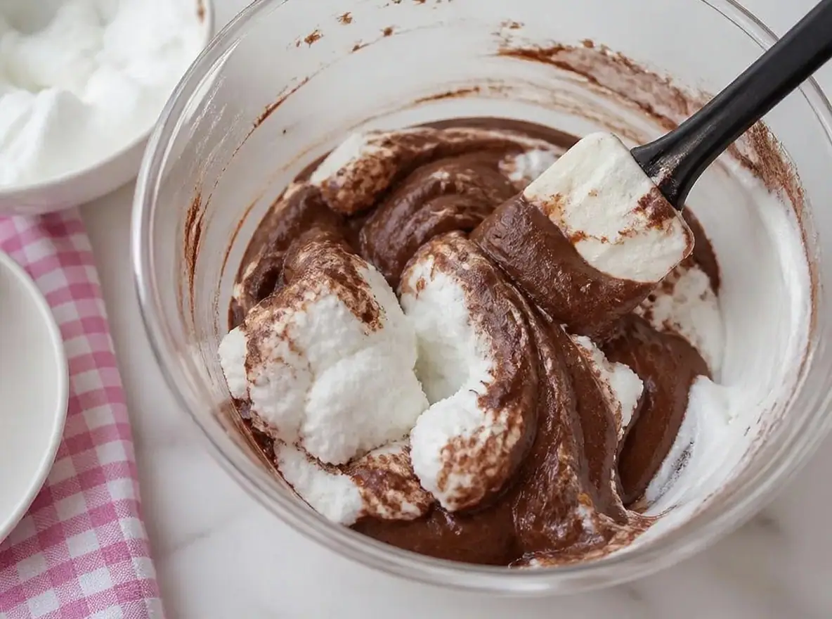 Chokolademousse uden fløde – trin 5