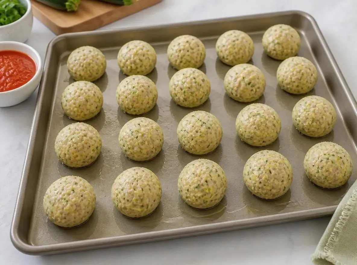 Kyllingefrikadeller med squash – trin 5