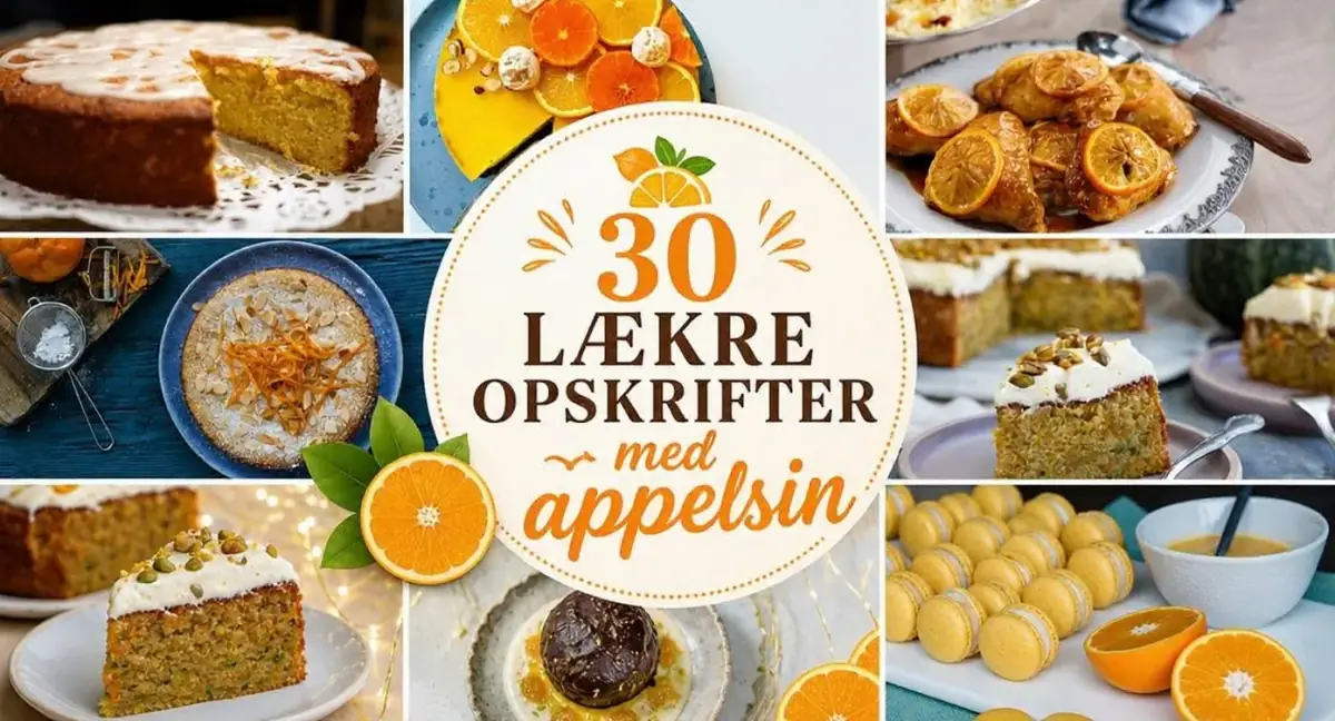30 lækre opskrifter med appelsin