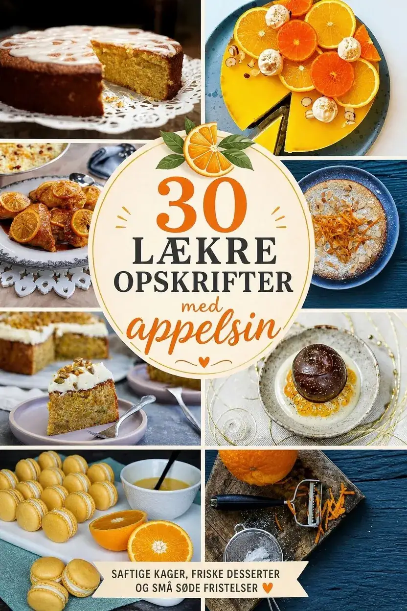 30 lækre opskrifter med appelsin