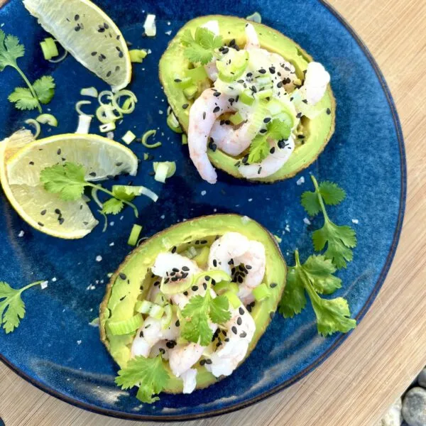 Rejecoctail med avocado