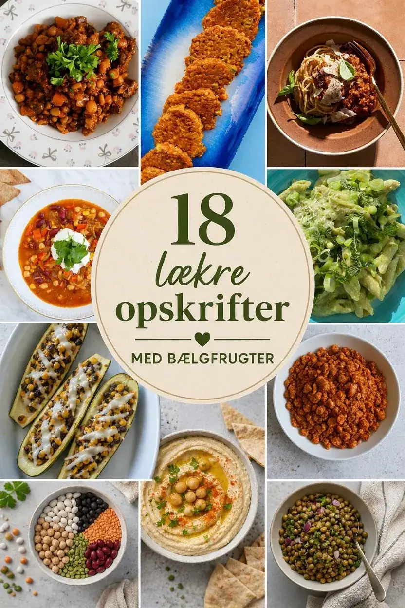18 lækre opskrifter med bælgfrugter