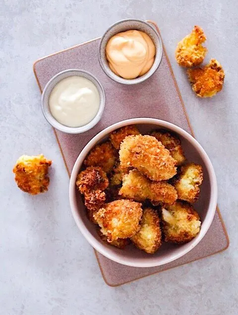 Crispy blomkål paneret med panko