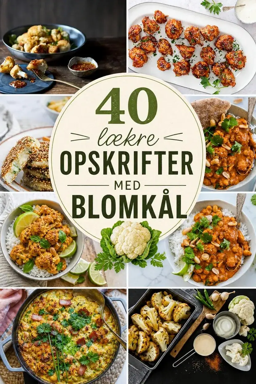 40 lækre opskrifter med blomkål