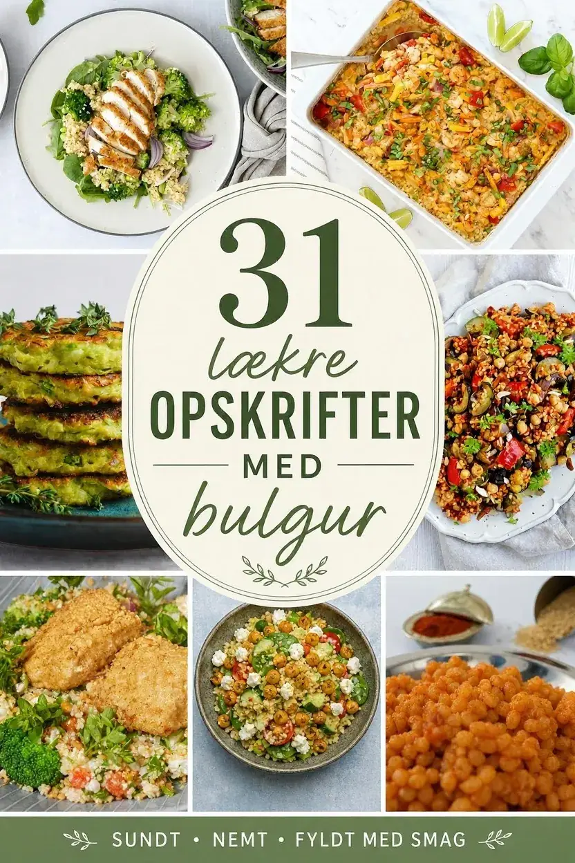 31 lækre opskrifter med bulgur