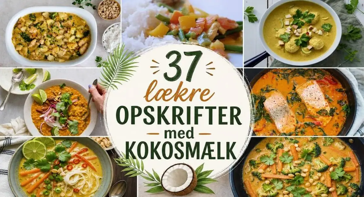 37 lækre opskrifter med kokosmælk