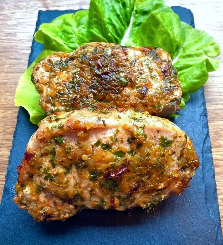 Spanske koteletter med paprika i ovn