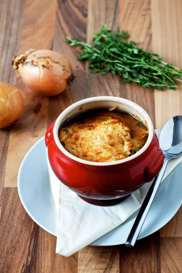 Fransk løgsuppe