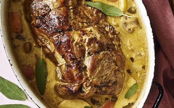 Nakkefilet à la normande