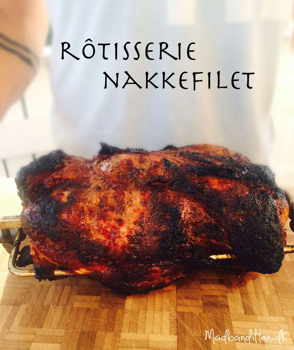 Rôtisserie nakkefilet til lune sommeraftener