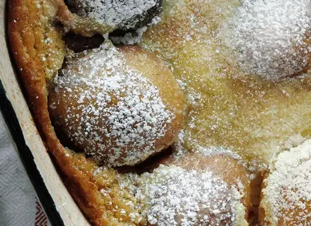 Nektarin clafoutis