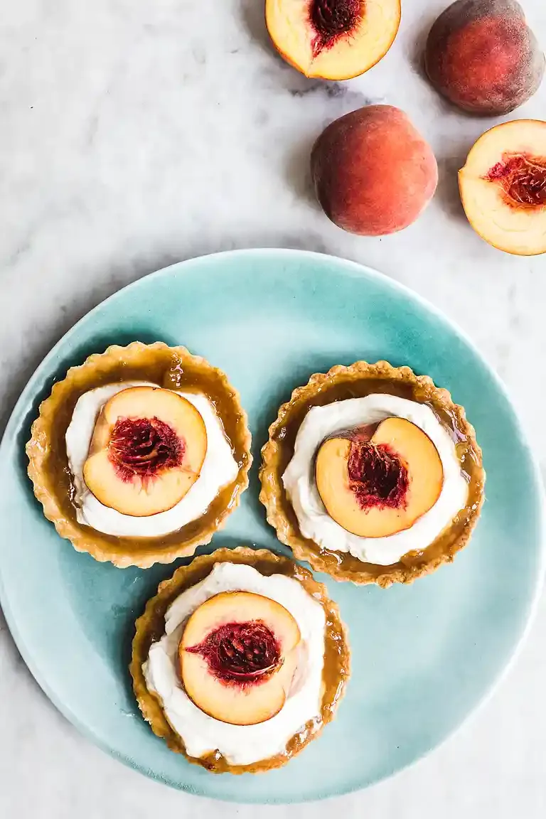 Nektarintærte med mascarpone