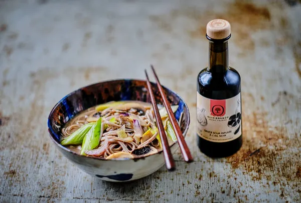Nudelsuppe med soba nudler