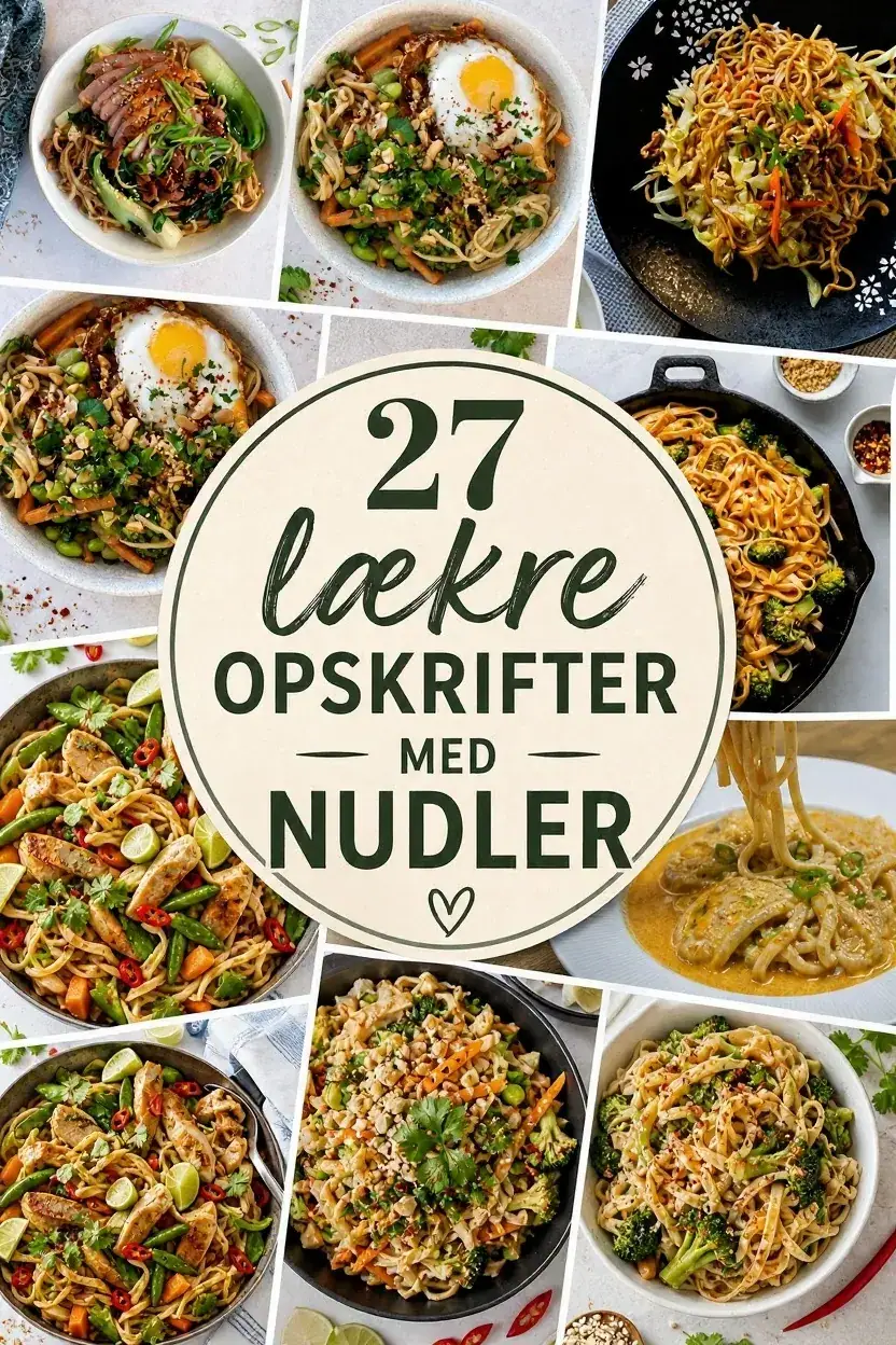 27 lækre opskrifter med nudler