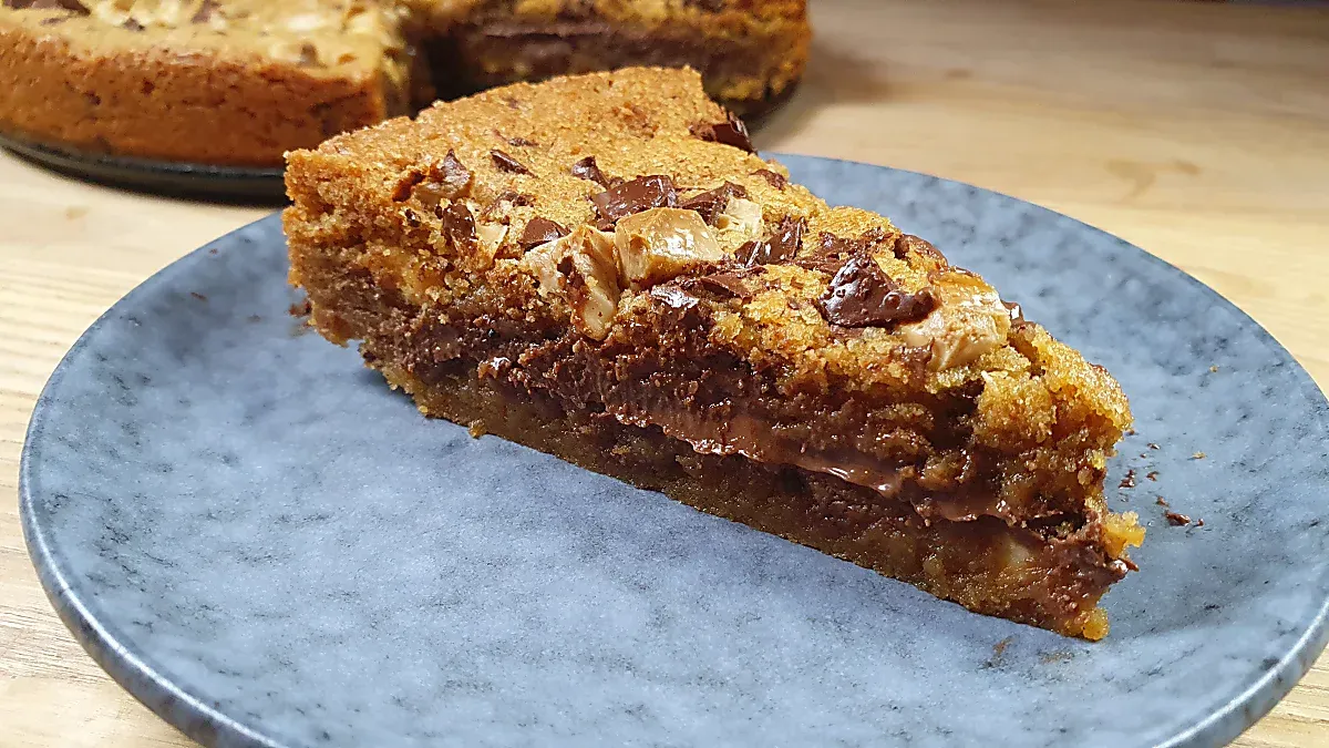 Nutella Cookie Pie
