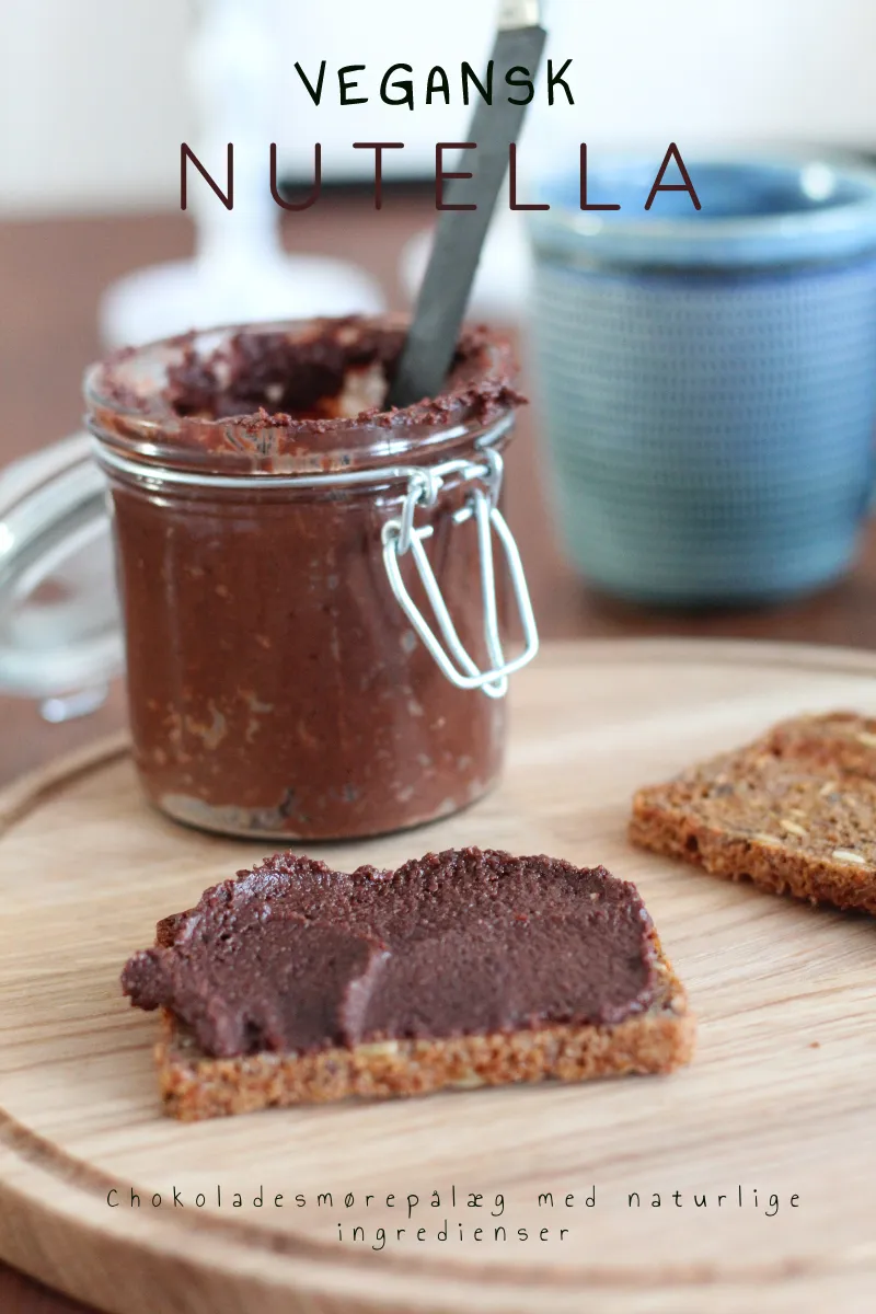 Vegansk Nutella med hasselnødder og dadler