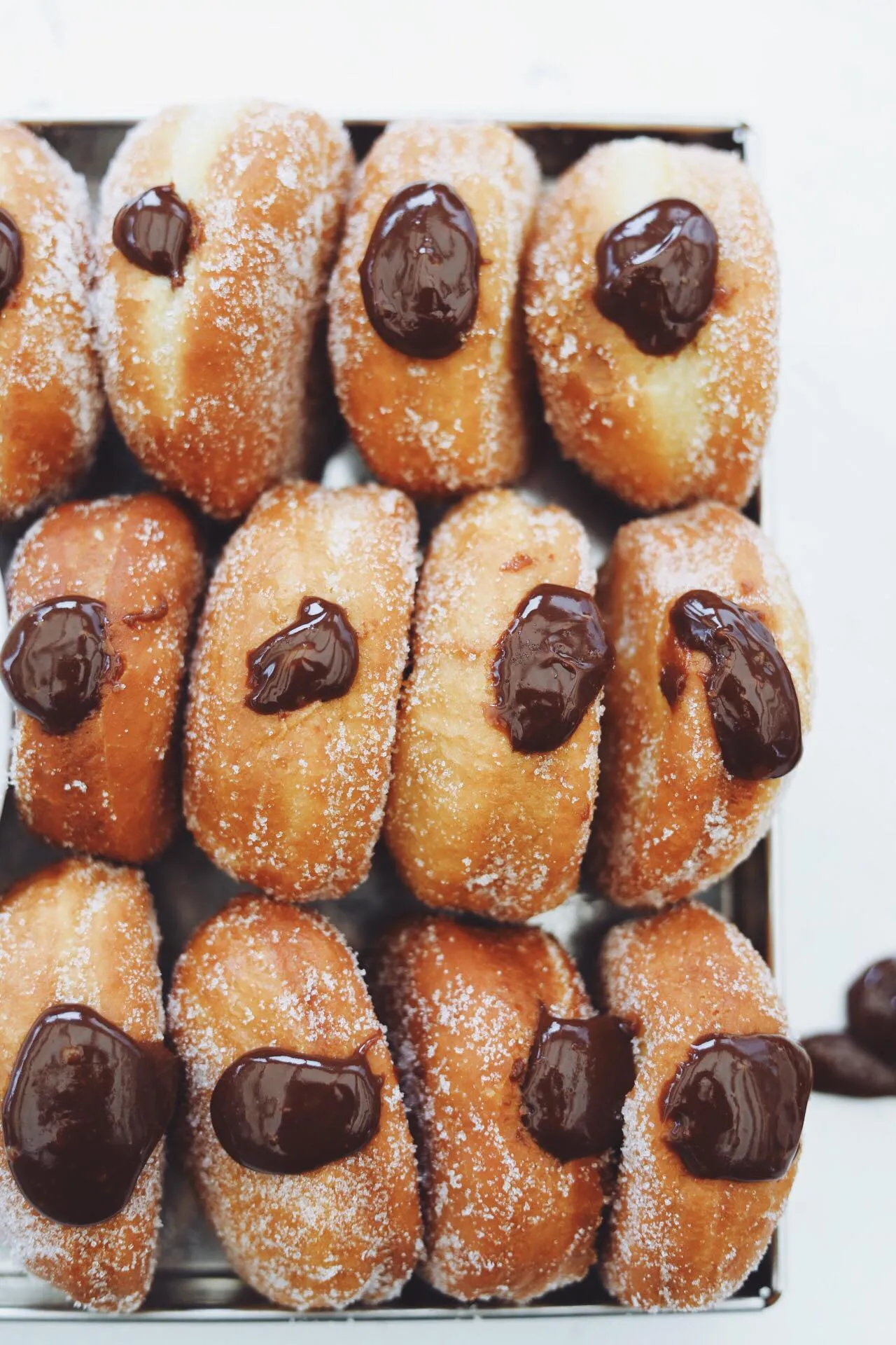 Berlinere med Nutella-ganache