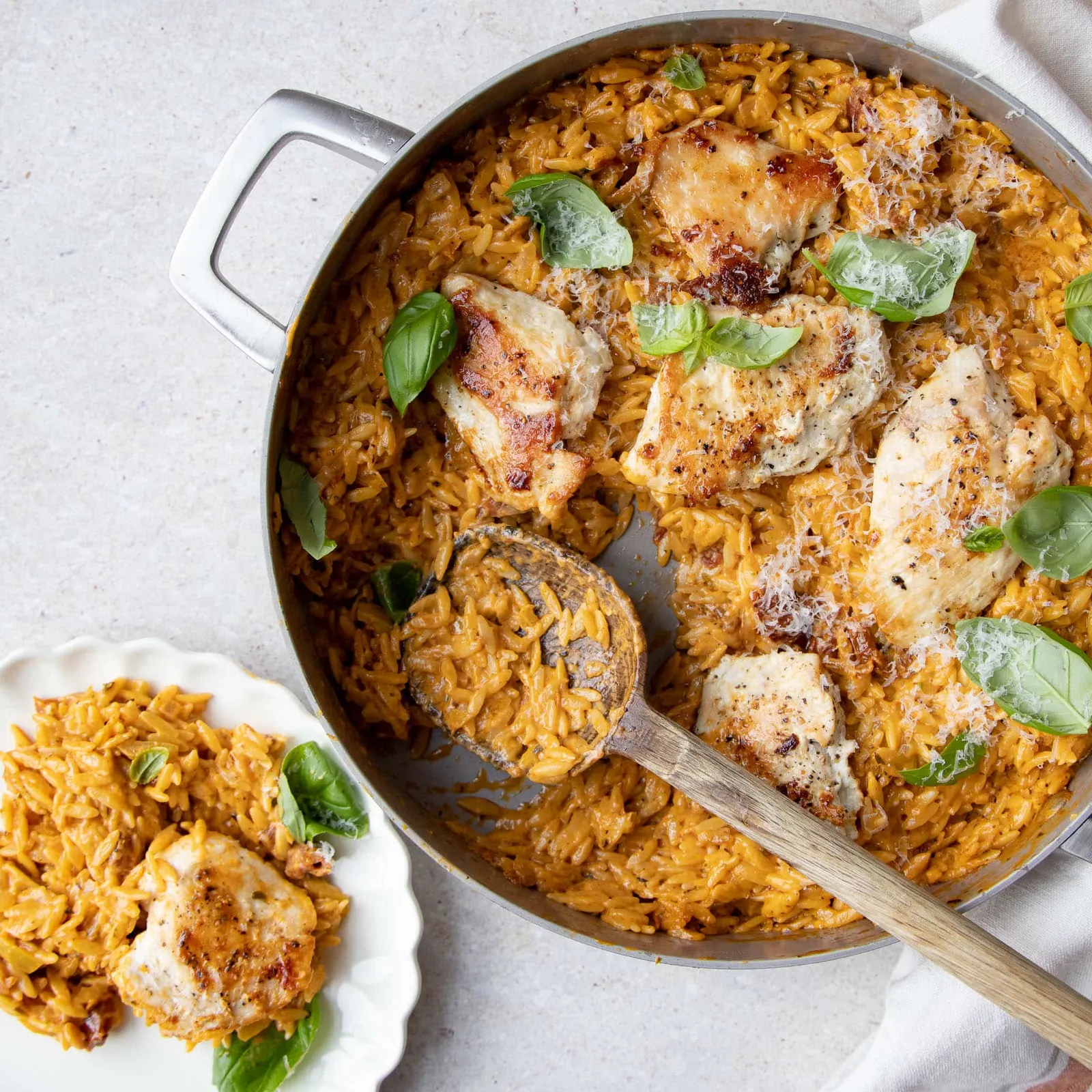 Marry me chicken orzo