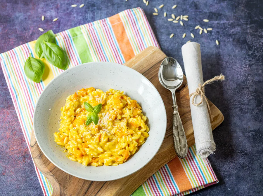 Cremet orzo med hokkaido