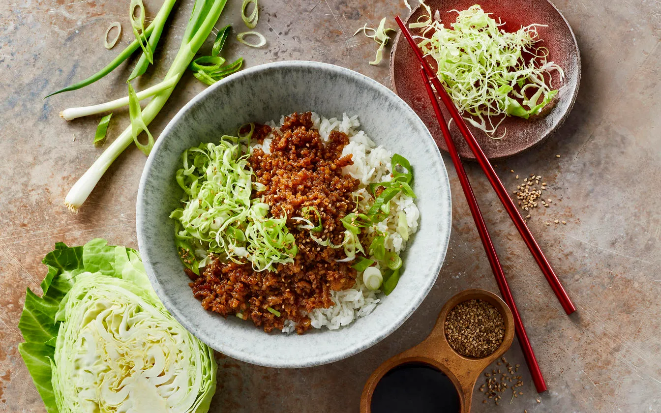 Vietnamesisk inspireret stir fry med hakket grisekød