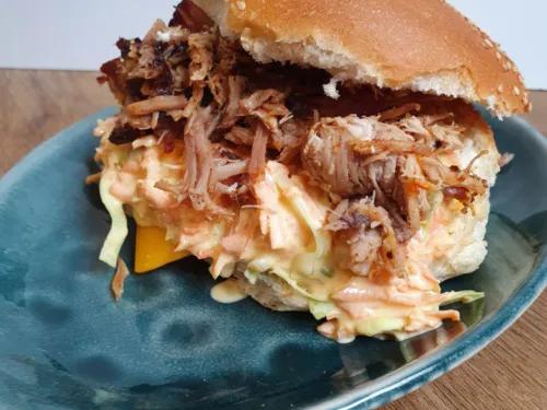 Pulled pork i ovn med hjemmelavet coleslaw